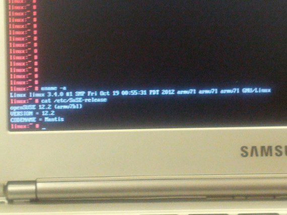 openSUSE auf ARM-basierten Chromebook (Quelle: andrew.wafaa.eu)
