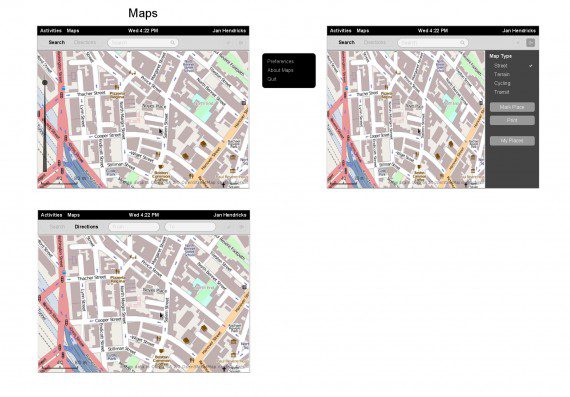 Maps in GNOME 3.8 (Quelle: gnome.org)