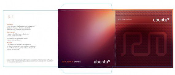 Ubuntu 12.10 DVD Front Desktop