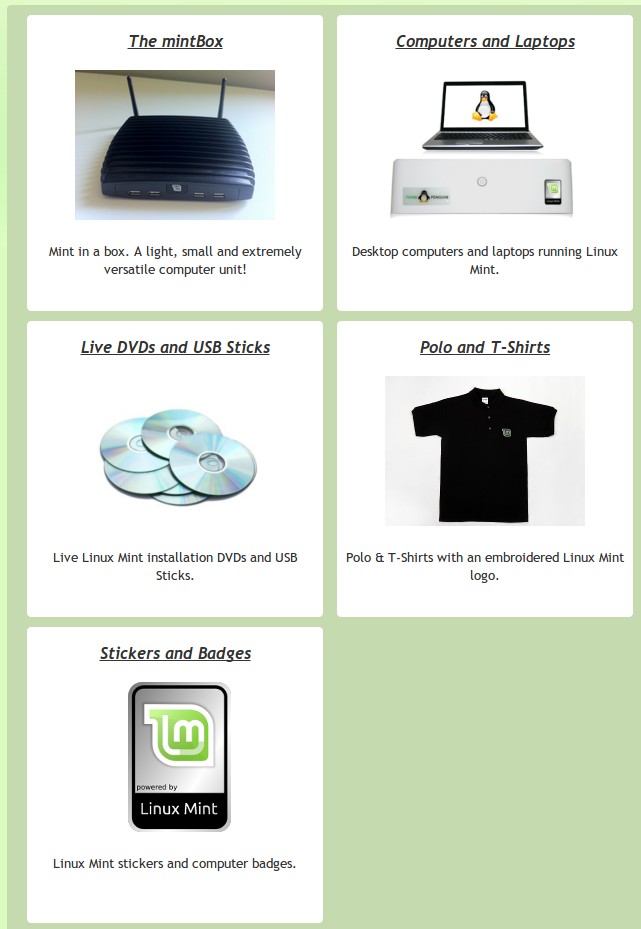 Linux Mint Store