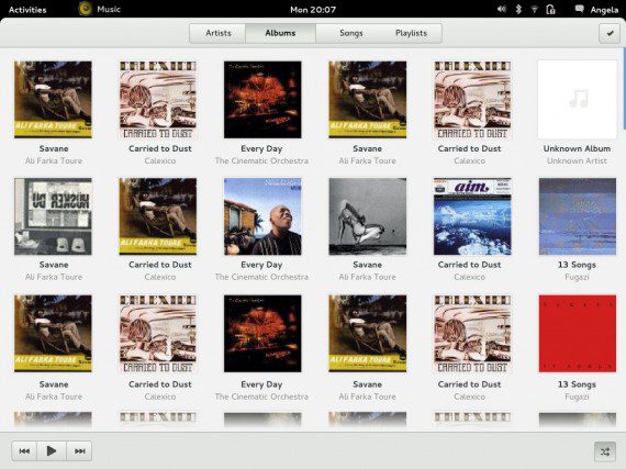 Musik-Alben (Quelle: gnome.org)