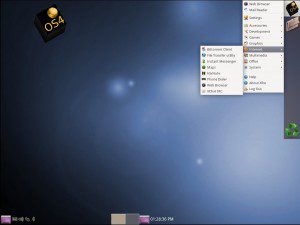 OS4 13 OpenDesktop: Menü