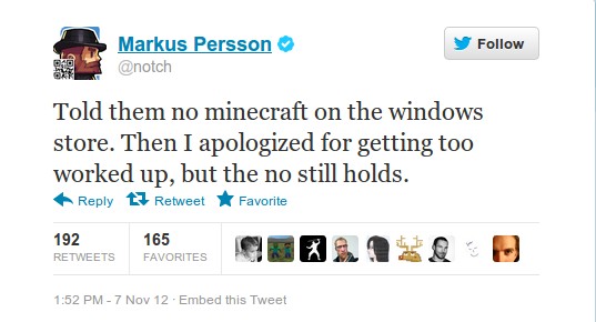 Kein Minecraft im Windows Store