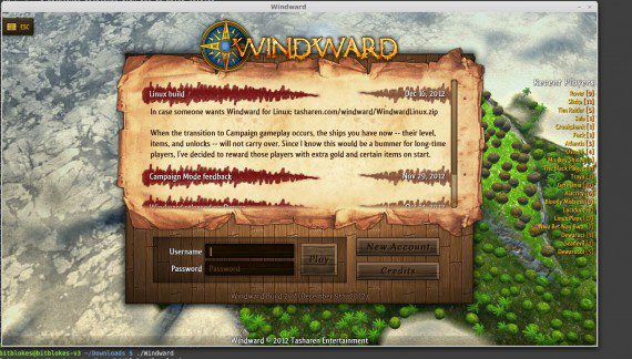 Windward unter Linux