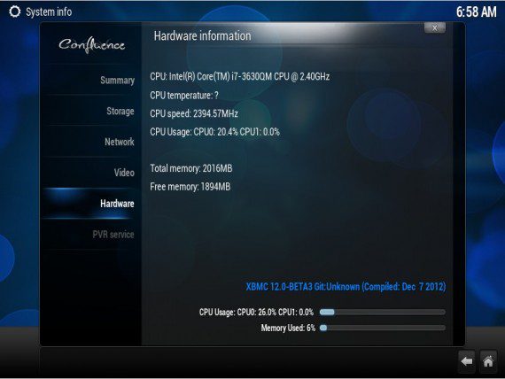 XBMC 12 Frodo Beta 3