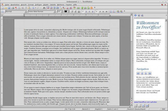 FreeOffice: TextMaker