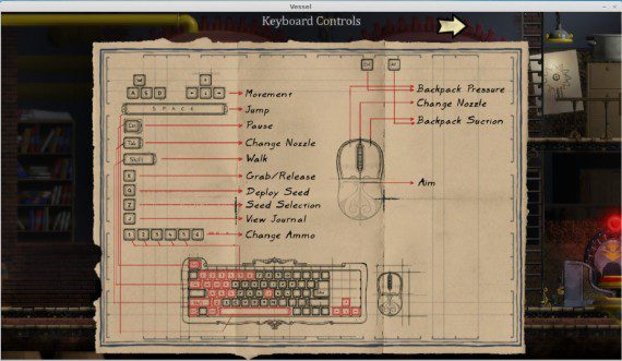 Vessel für Linux: Gamepad empfohlen, geht auch mit Tastatur