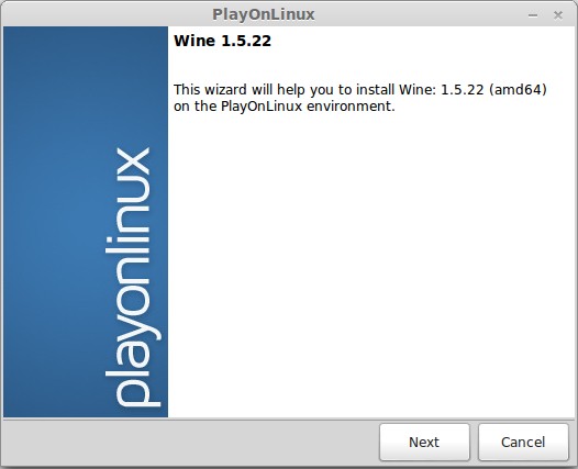 Wine 1.5.22 mit PlayOnLinux