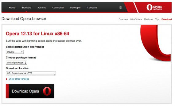 Download Opera 12.13