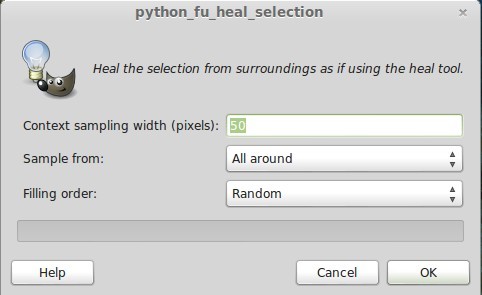 GIMP: Heal Selection