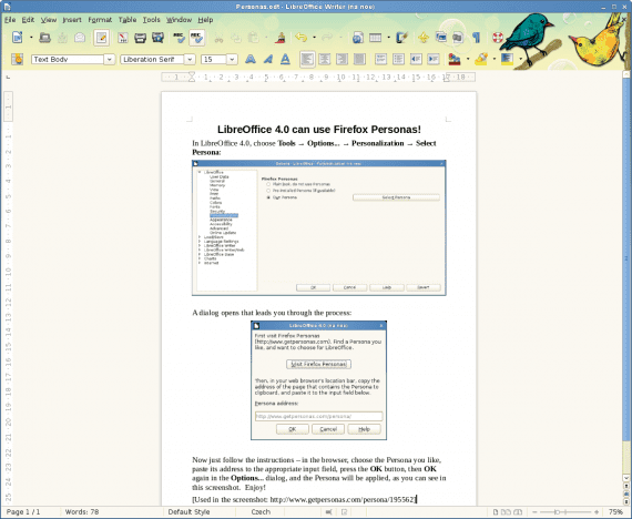 LibreOffice Personas (Quelle: artax.karlin.mff.cuni.cz)