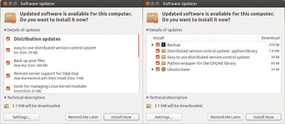 Ubuntu Software Updater: Alt und eventuell neu (Quelle: mterry.name)