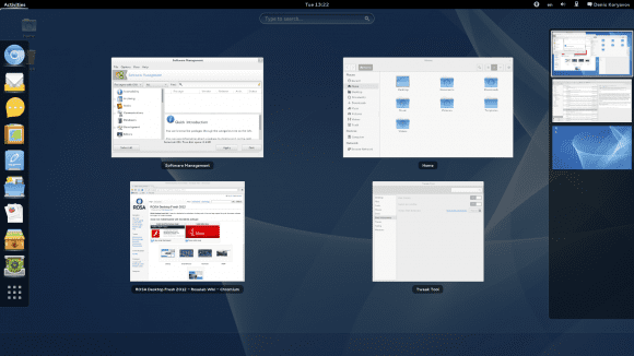 ROSA Desktop Fresh 2012 GNOME Shell (Quelle: rosalab.com)