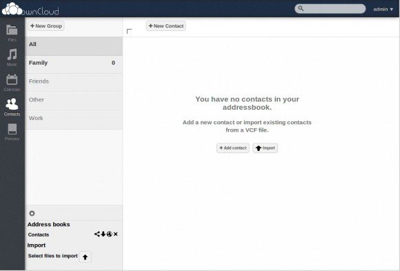 CardDAV-Link in ownCloud 5 lässt sich wesentlich einfacher finden