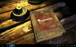 Bard's Tale für Android: Startbildschirm