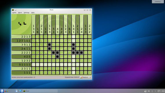 KDE Games: Picmi (Quelle: kde.org)