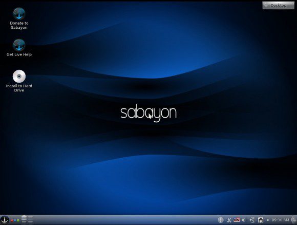 Sabayon Linux 11: KDE