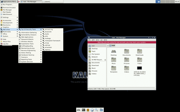 Kali trifft Raspberry Pi: Xfce