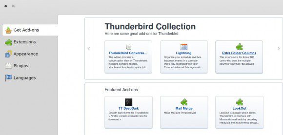 Thunderbird Add-On-Manager