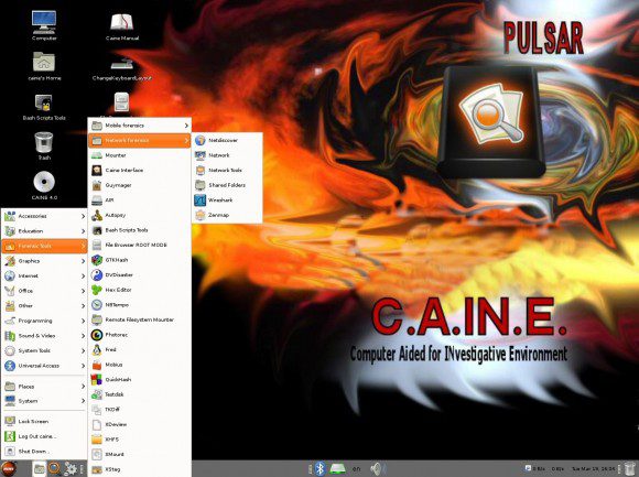 Caine 4.0: Forensic Tools