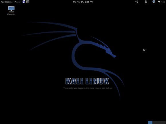 Kali Linux 1.0: Desktop