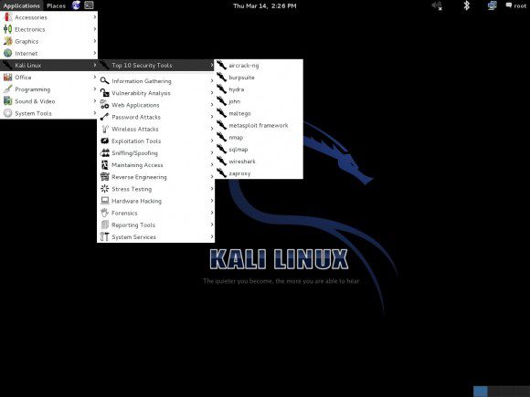 Kali Linux 1.0: Top 10 Sicherheitstools
