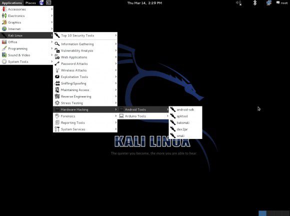 Kali Linux 1.0: Android und Arduino