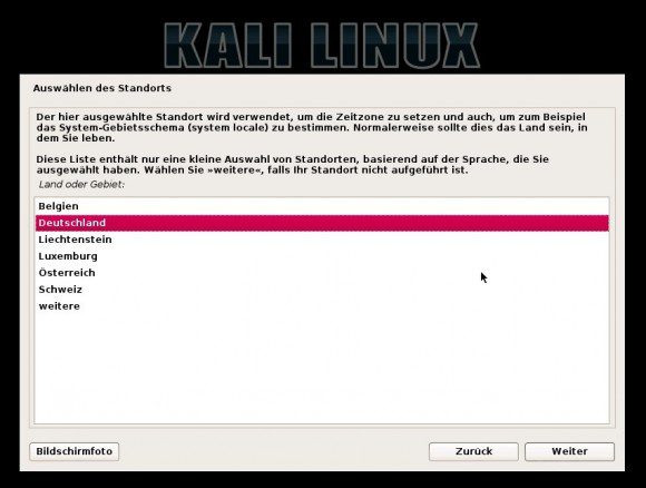 Kali Linux 1.0: Installer