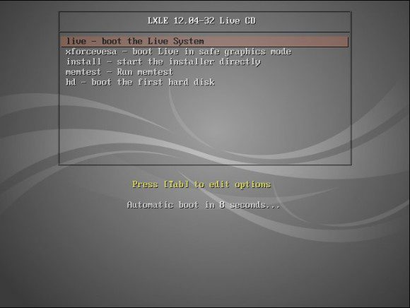 LXLE 12.04: Bootscreen
