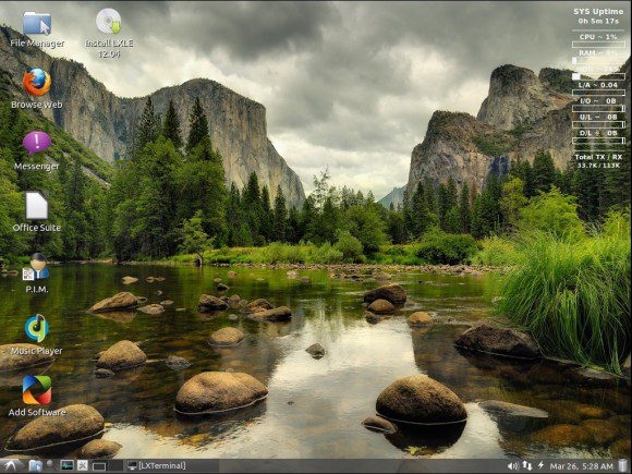 LXLE 12.04: Desktop