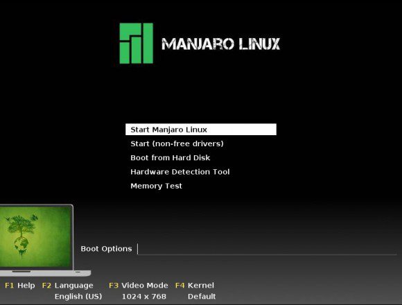 Manjaro Openbox-Lite 0.8.4: Bootscreen