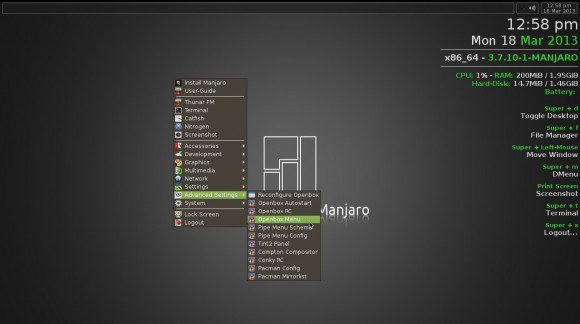 Manjaro Openbox-Lite 0.8.4: Advanced