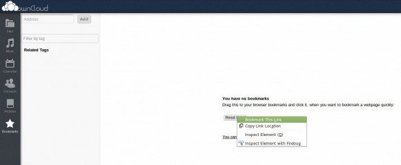 ownCloud: Read Later in die Bookmarks aufnehmen