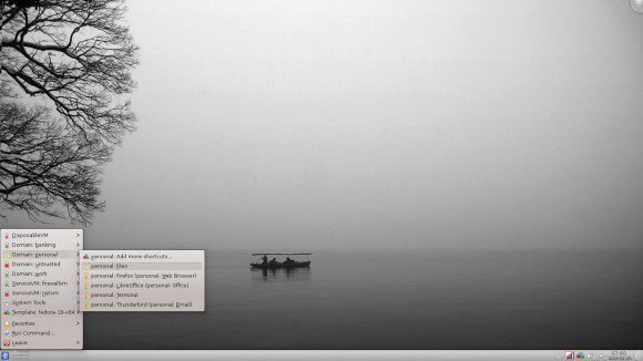 Qubes 2: KDE (Quelle: qubes-os.org)