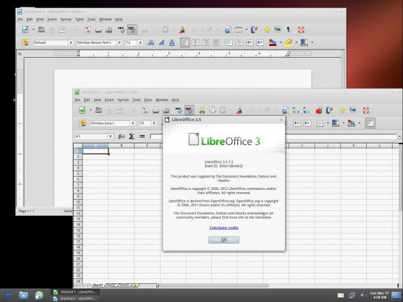 Trisquel 6: LibreOffice