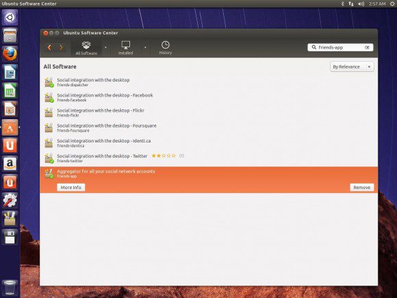 Ubuntu 13.04 Raring Ringtail: friends-app installieren