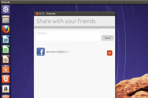 Ubuntu 13.04 Raring Ringtail: friends-app nutzen