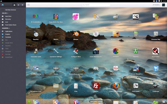 Jolicloud-Desktop: Lokale Applikationen