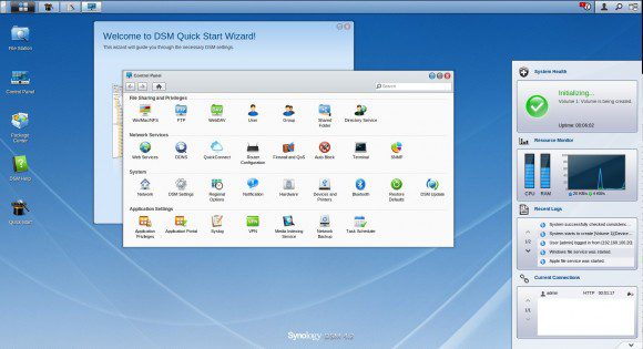 Synology: Control Panel