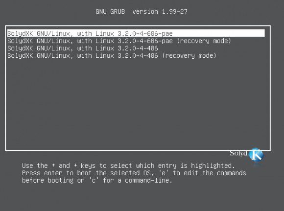 SolydK: 2 Kernel in der 32-Bit-Variante