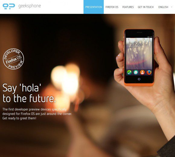 Geeksphone: Die ersten mit einem Firefox-OS-Gerät