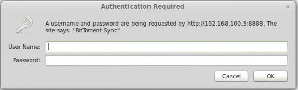BitTorrent Sync: Passwort für das WebGUI