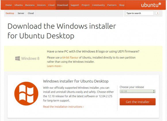 Ubuntu: Windows 8 und WUBI ist keine gute Idee!