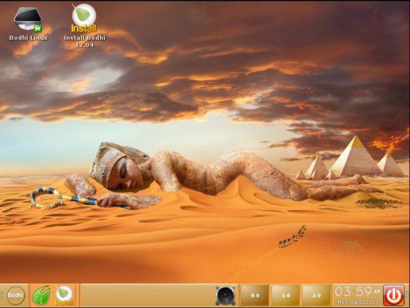 Bodhi Linux 2.3.0: Theme - Egypt