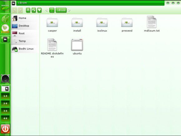 Bodhi Linux 2.3.0: Dateimanager