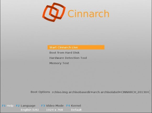 Cinnarch 2013.04.05: Bootscreen