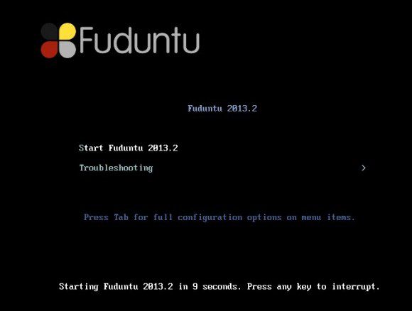 Fuduntu 2013.02: Bootscreen
