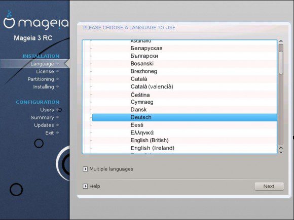 Mageia 3: Installer