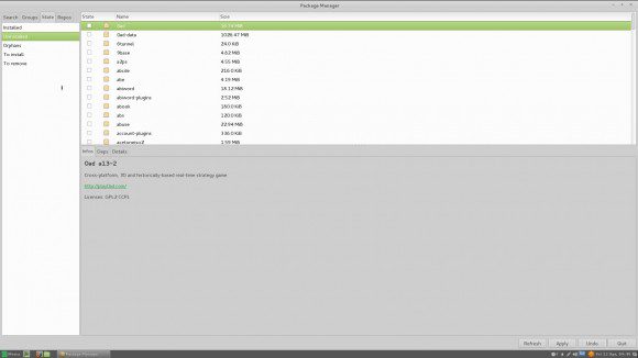 Manjaro Linux 0.8.5 Cinnamon: Paketmanager