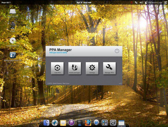 Pear OS 7: PPA-Mananger